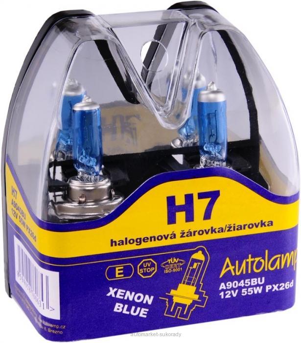 2 Ampoules Xénon Blue light H7 - 12 V - Px26d - 55W - Feux de croisement -  Feux de route - Feux antibrouillard - XL Tech