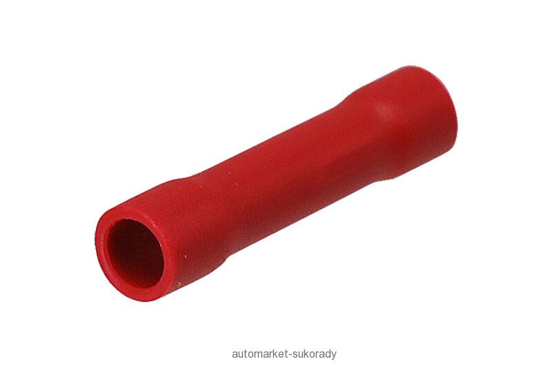 Trubička spojovací 0,5 x 1,5mm červená - balení 100 ks