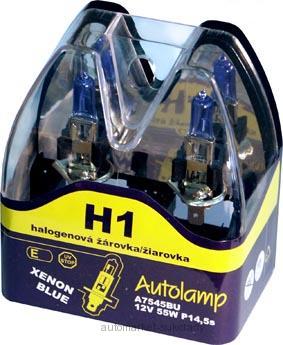 Krabička 2 x H1 12V 55W P14,5s XENON BLUE