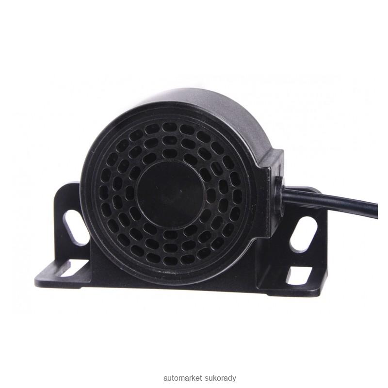 Alarm couvací 12-80V s 2 funkcemi (BE BE tón a širokopásmový šum)