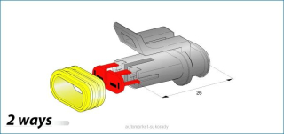 SUPERSEAL KIT D2 + K2 pro vodiče 1,5-2,5mm2