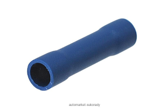 Trubička spojovací 1,5 x 2,5mm modrá - balení 10 ks