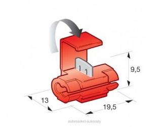 Rychlospojka červená 0,5-0,8mm