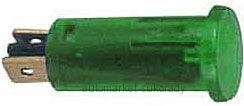 Kontrolka-žárovka 12V zelená, průměr 12.5mm