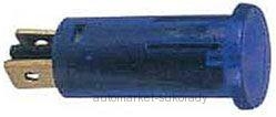 Kontrolka-žárovka 12V modrá, průměr 12.5mm