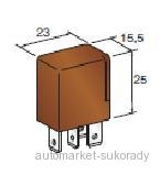 MTA 0603000 přepínací relé 12V 10/20A micro