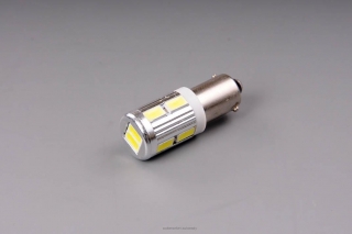 LED 12V-24V 4W BA9s čirá 10xSMD 5630