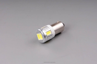 LED 12V 4W BA9s čirá 6xSMD 5630