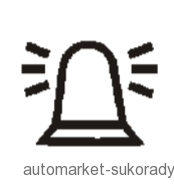 HLF symbol kontrolky majáku žlutý