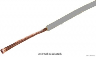 Kabel CYA 0.75mm šedý